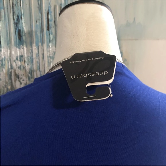 Loveappella small blouse blue color, necklace included - Picture 7 of 9